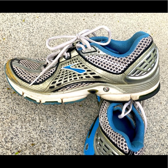 Brooks Trance grey blue running sneakers shoe - Picture 4 of 9